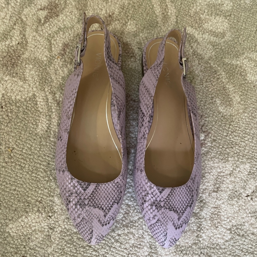 Vionic Women's Snakeskin Pattern Sandals - purple/gray - Picture 1 of 7